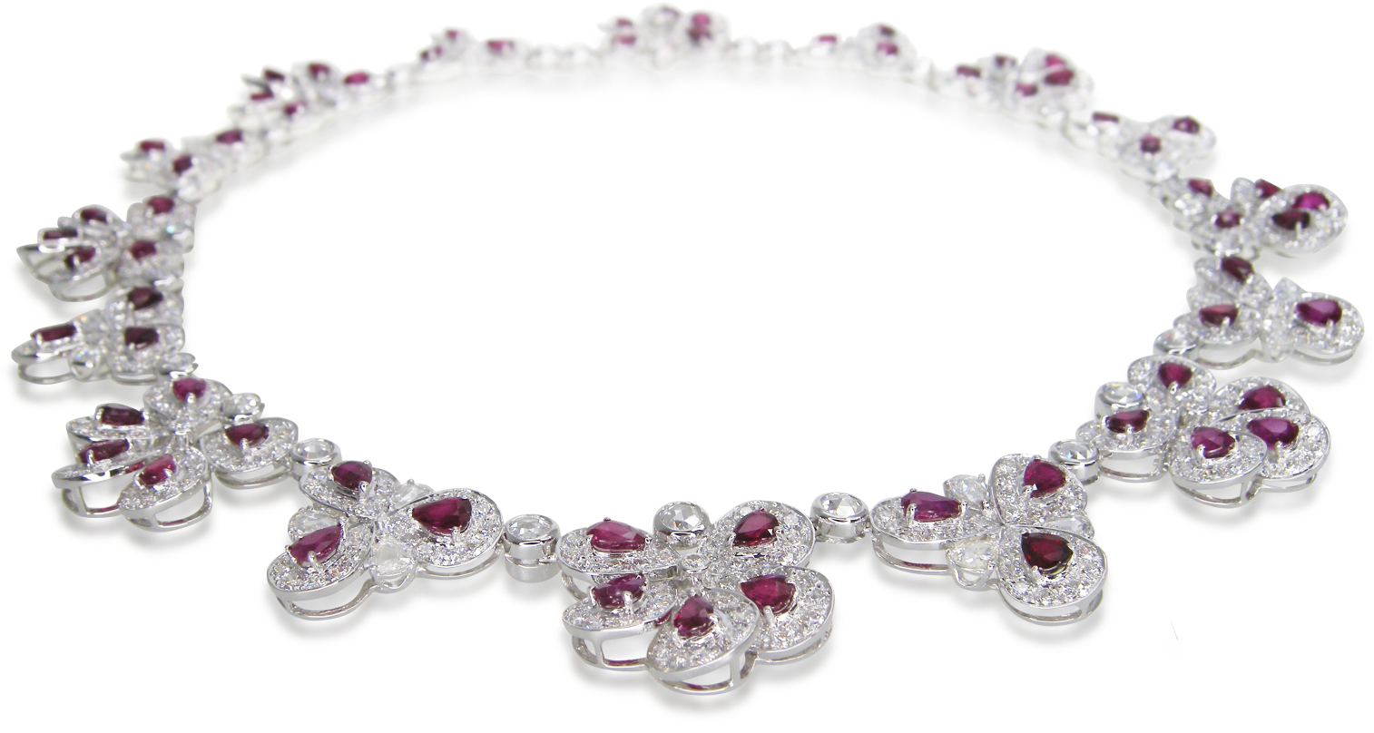 Royal Burma Ruby Necklace by Hatta