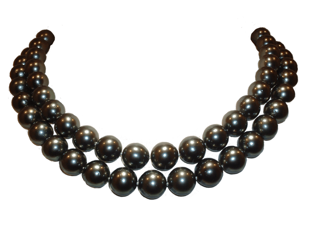 Black South Sea Pearl and Diamond Suite