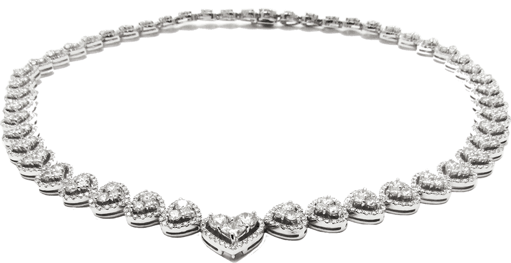 Royal Flawless and intense Diamond Necklace Suite By Hatta
