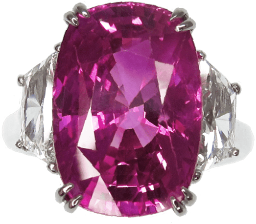 Royal Magenta Sapphire Ring by Hatta
