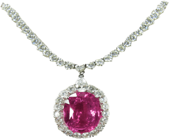 Pink Sapphire Diamond Suite by Hatta