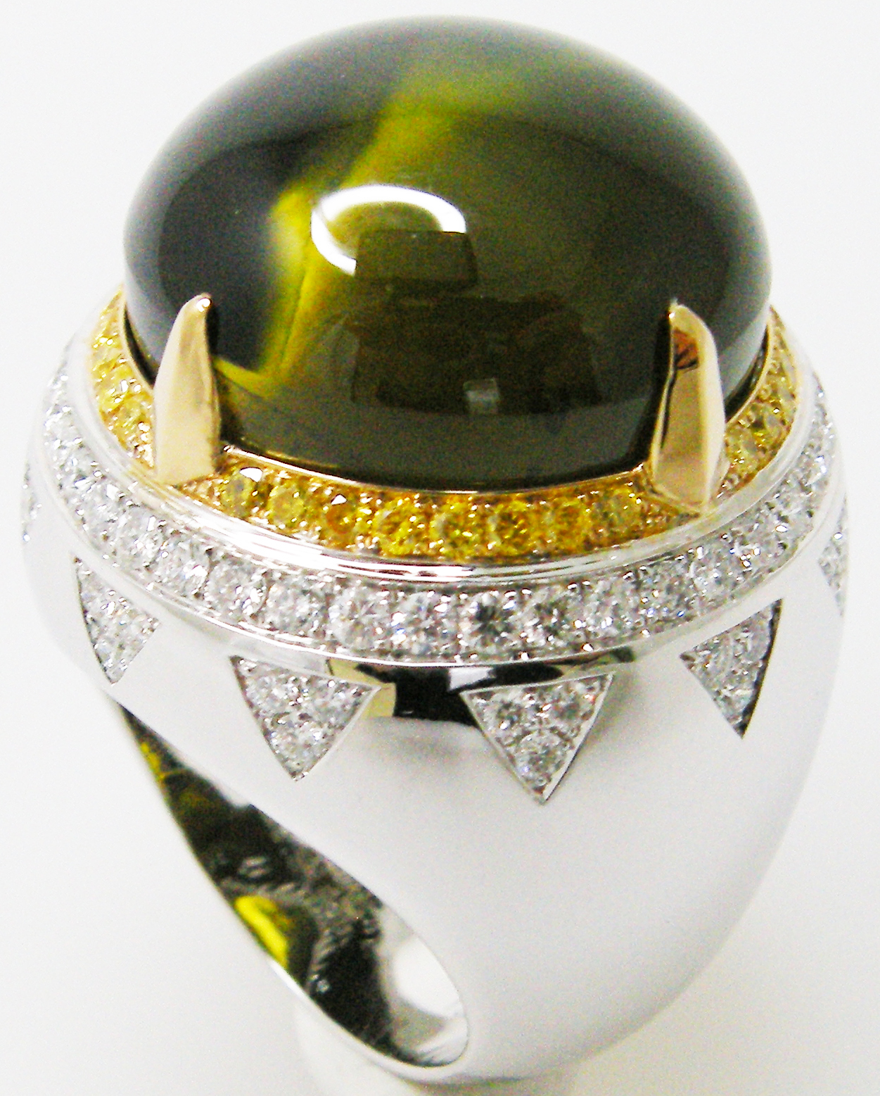 Royal Cats Eye Chrysoberyl Diamond | Ring