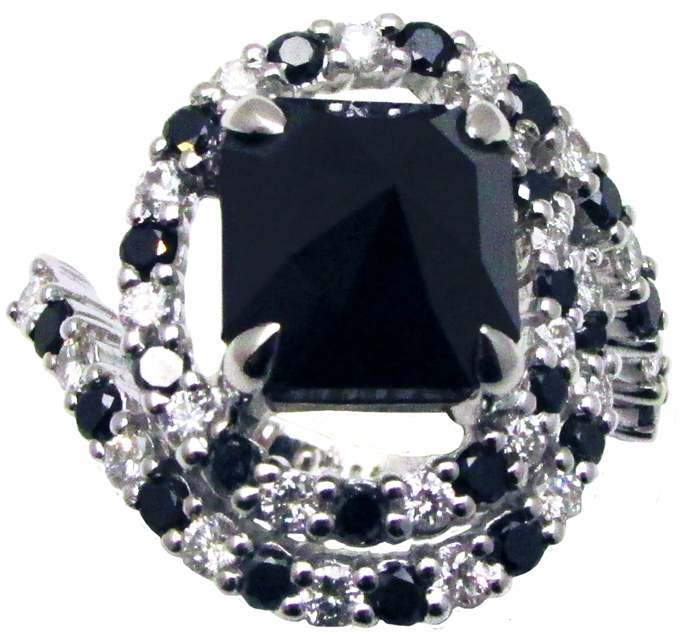 Royal Fancy Flawless and Intense Diamond Ring By Hatta