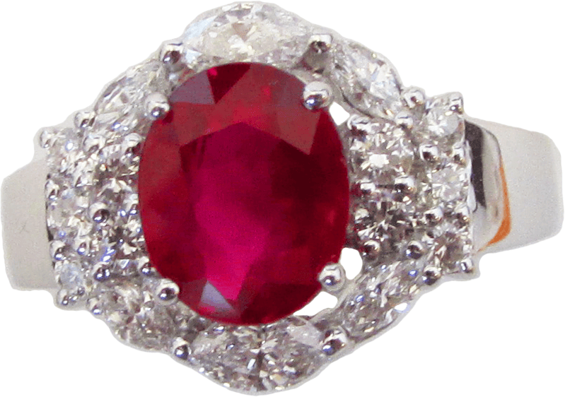 Royal Ruby Diamond Ring by Hatta