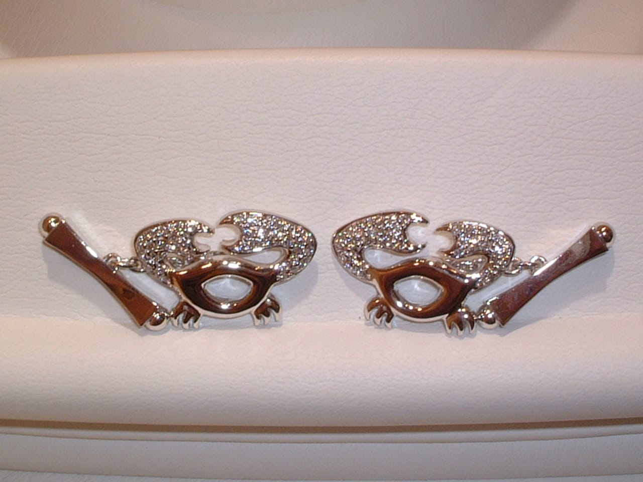Royal Fancy Flawless and Diamond Earrings By Hatta