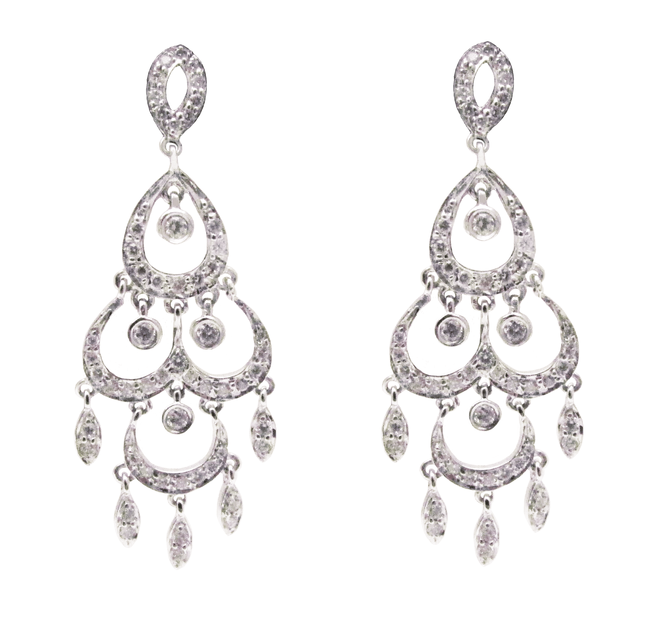 Royal Fancy Flawless and Diamond Earrings By Hatta