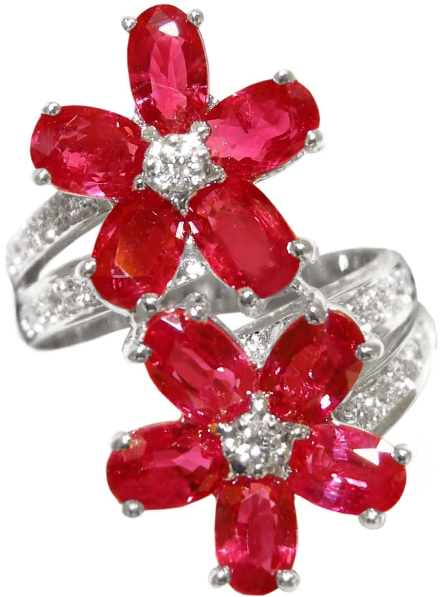 Royal Ruby and Diamond Ring