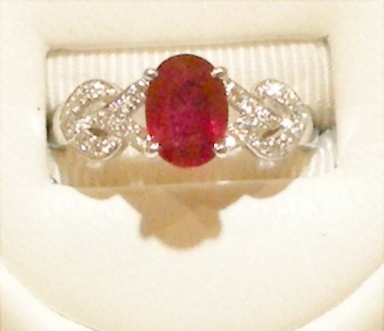 Royal Ruby and Diamond Ring
