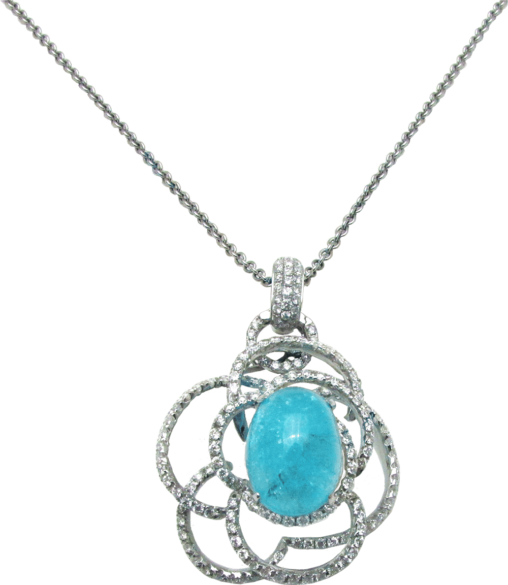 Unique Paraiba Pendant