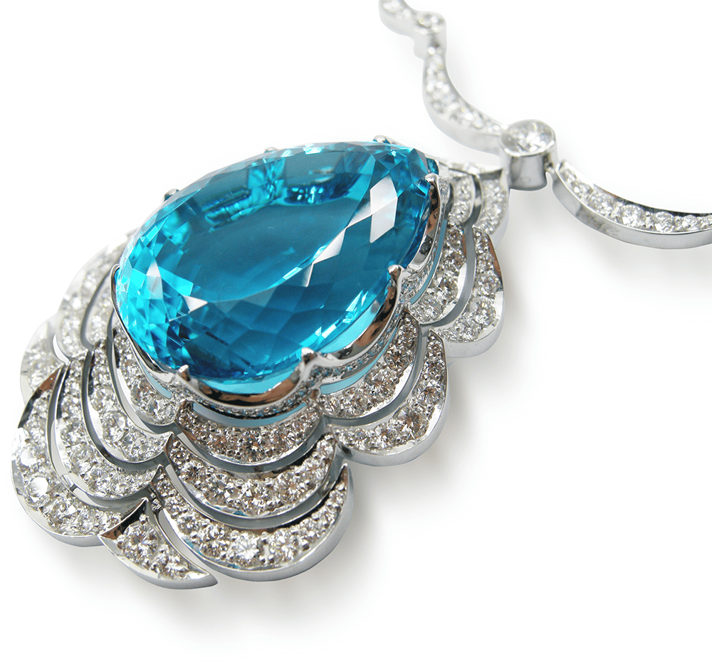 Internally Flawless Paraiba Diamond Set