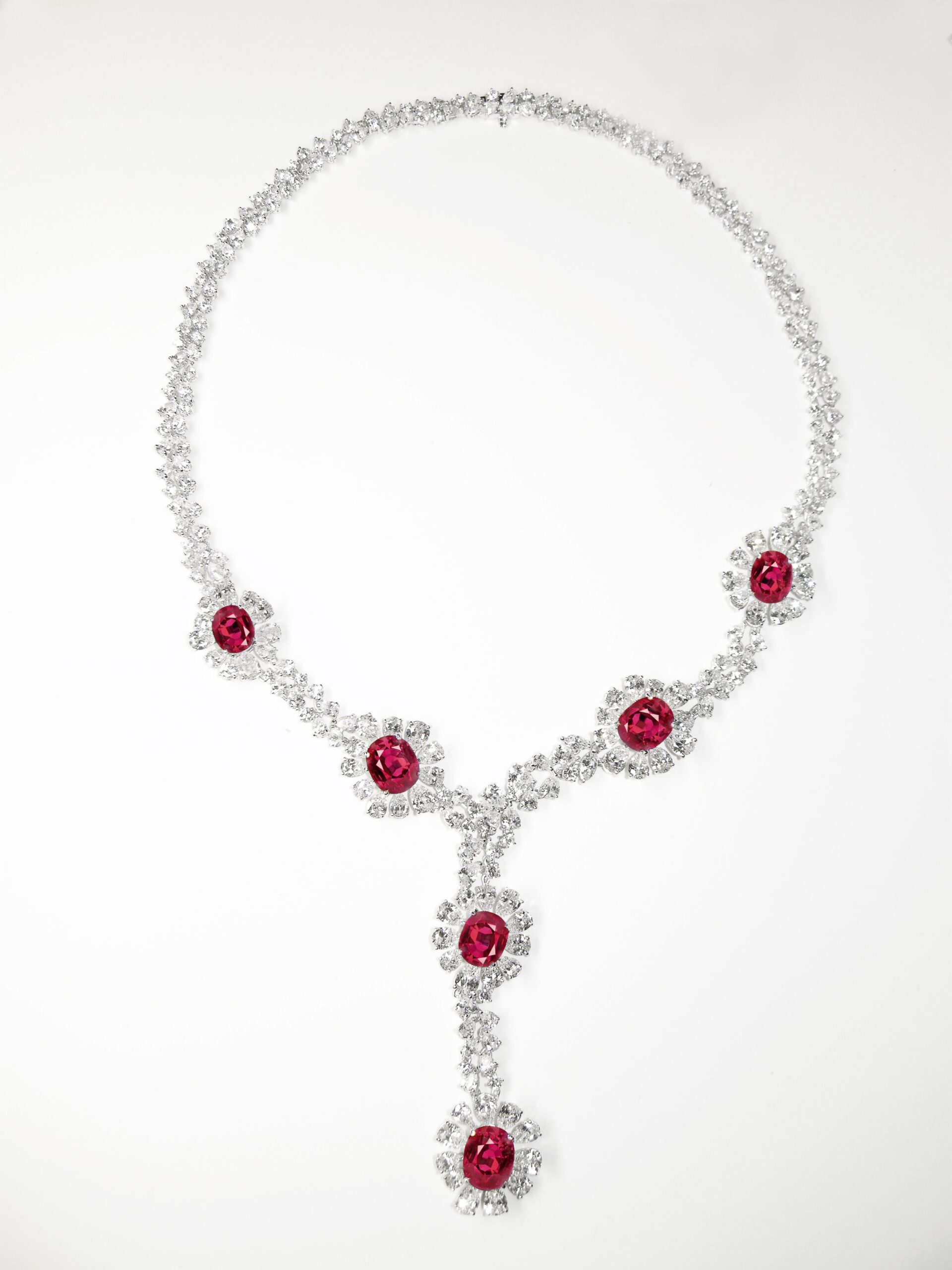 Royal Red Burma Ruby Diamond Bracelet