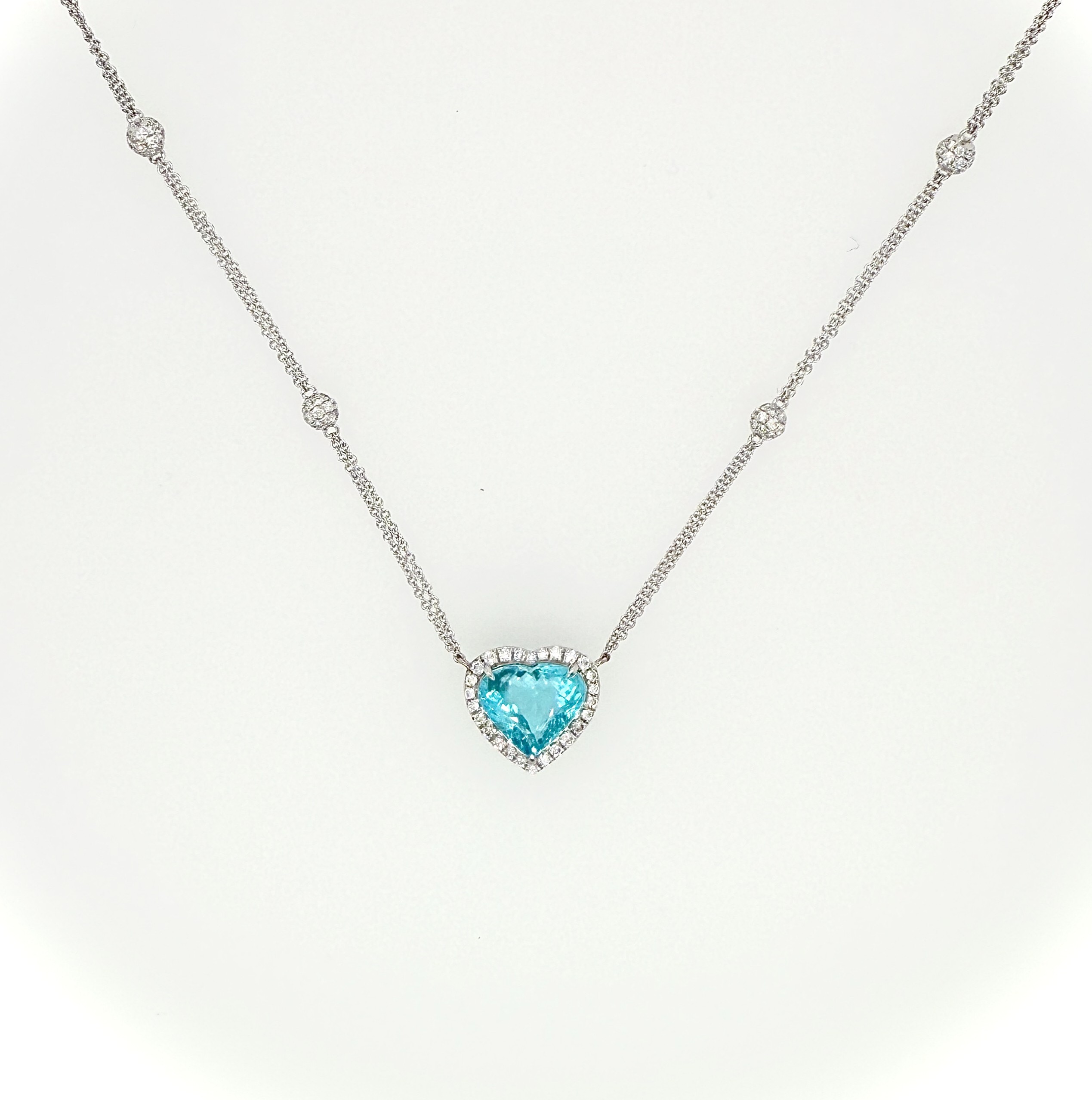 Paraiba Diamond Necklace